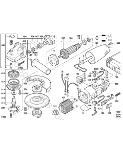 AEG WS715-125 Spare Parts