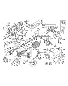 AEG S4000E Spare Parts