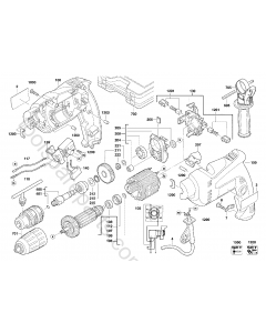 AEG SBE500R Spare Parts