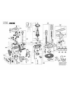 Bosch POF 1200 AE 3603B6A041 Spare Parts
