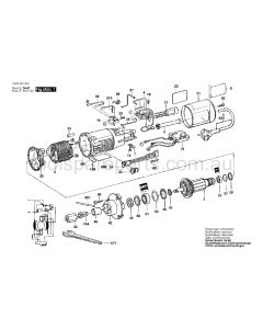Bosch POF 600 ACE 0603261637 Spare Parts