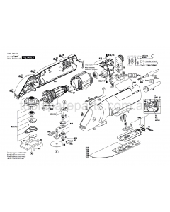 Bosch GFS 350 E 0601640537 Spare Parts