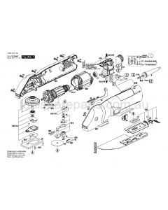 Bosch PFE 280 E 0603215737 Spare Parts