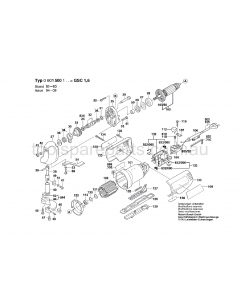 Bosch GSC 1.6 0601500137 Spare Parts