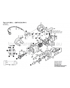 Bosch GNF 45 CA 0601369637 Spare Parts