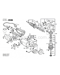 Bosch GWS 26-180 B 0601855037 Spare Parts