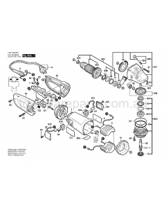 Bosch GWS 26-230 BV 0601856B37 Spare Parts