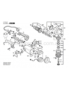 Bosch GWS 26-230 H 0601856437 Spare Parts