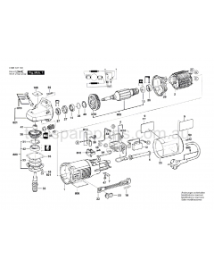 Bosch GWS 7-115 0601347137 Spare Parts