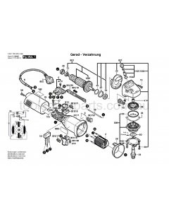 Bosch GWS 7-115 0601700037 Spare Parts