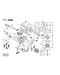 Bosch GWS 9-125 0601801037 Spare Parts
