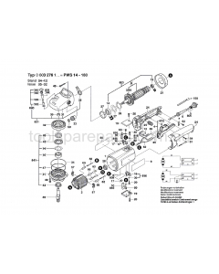Bosch PWS 14-180 0603276137 Spare Parts
