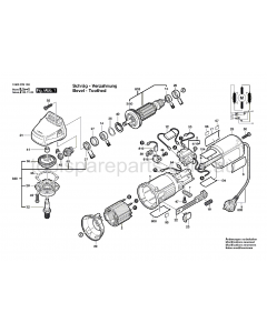 Bosch PWS 5-115 0603278137 Spare Parts