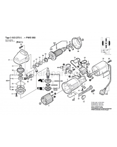 Bosch PWS 550 0603273037 Spare Parts