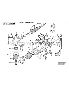 Bosch PWS 6-100 0603372037 Spare Parts