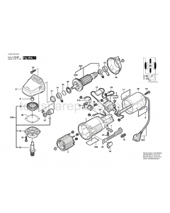 Bosch PWS 6-115 0603278237 Spare Parts