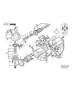 Bosch PWS 710 0603273237 Spare Parts