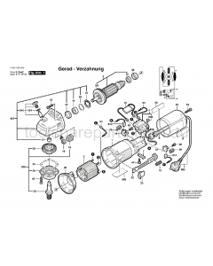 Bosch PWS 7-115 3603C99641 Spare Parts