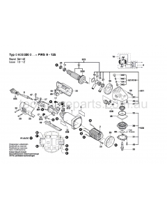 Bosch PWS 9-125 0603320037 Spare Parts