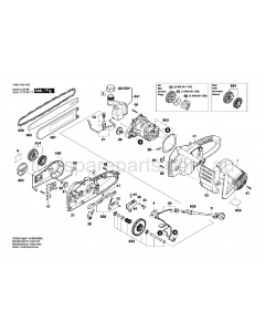 Bosch AKE 35 S 3600H34540 Spare Parts