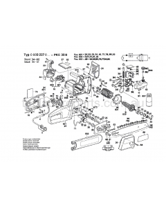 Bosch PKE 30 B 0603227037 Spare Parts