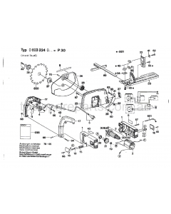 Bosch ---- 0603234037 Spare Parts