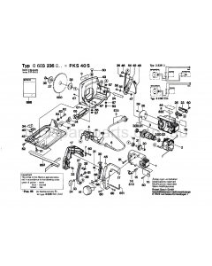 Bosch ---- 0603236037 Spare Parts