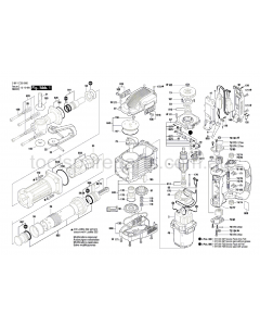 Bosch GSH 16-28 3611C35040 Spare Parts