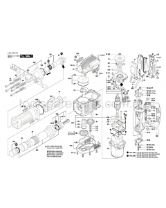 Bosch GSH 16-30 3611C35140 Spare Parts