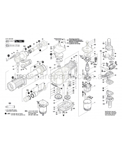 Bosch GSH 27 VC 3611C0A040 Spare Parts