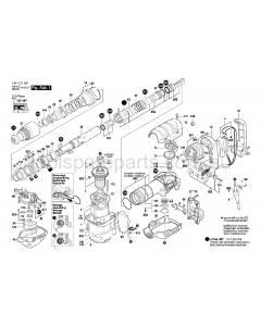 Bosch GSH 5CE 3611C21040 Spare Parts