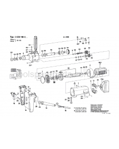 Bosch GR.77 0602119001 Spare Parts