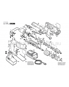 Bosch GSB 12 VSP-2 0601937437 Spare Parts