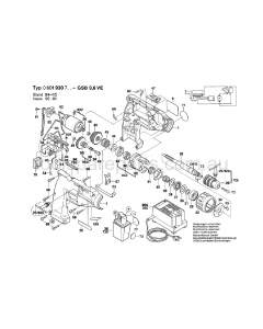 Bosch GSB 9.6 VE 0601930737 Spare Parts