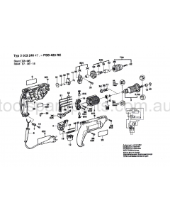 Bosch PSB 420 RE 0603246473 Spare Parts