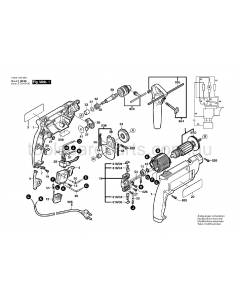 Bosch PSB 550-RE 0603169665 Spare Parts