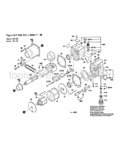 Bosch DDS 1" 0607450605 Spare Parts