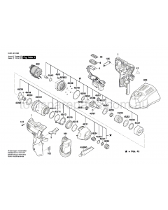 Bosch GDR 10.8-LI 3601JE0040 Spare Parts