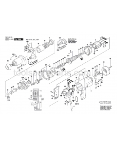 Bosch GDS 18-E 0601436837 Spare Parts