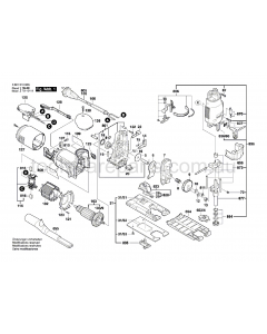 Bosch GST 120 E 0601510637 Spare Parts