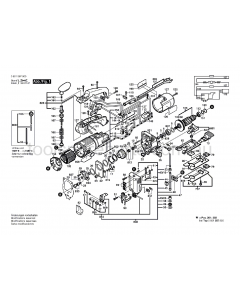 Bosch GST 60 PBAE 0601587937 Spare Parts