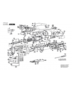 Bosch GST 60 PBE 0601581537 Spare Parts