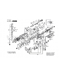 Bosch GST 85 P 0601584137 Spare Parts