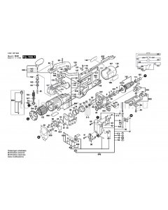 Bosch GST 85 PBE 3601E8764A Spare Parts