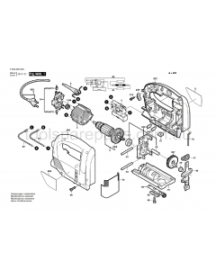 Bosch PST 430 E 0603380662 Spare Parts