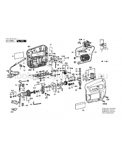 Bosch PST 54 PE 0603238437 Spare Parts