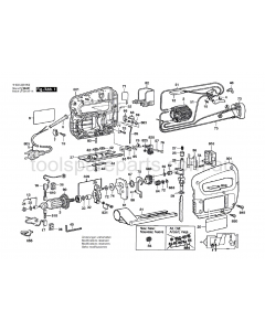 Bosch PST 60 PEA 0603238937 Spare Parts