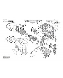 Bosch PST 650 E 0603380537 Spare Parts