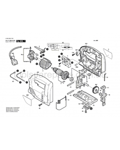 Bosch PST 650 E 0603380737 Spare Parts