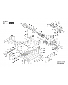 Bosch GCD 12 JL 3601M28040 Spare Parts